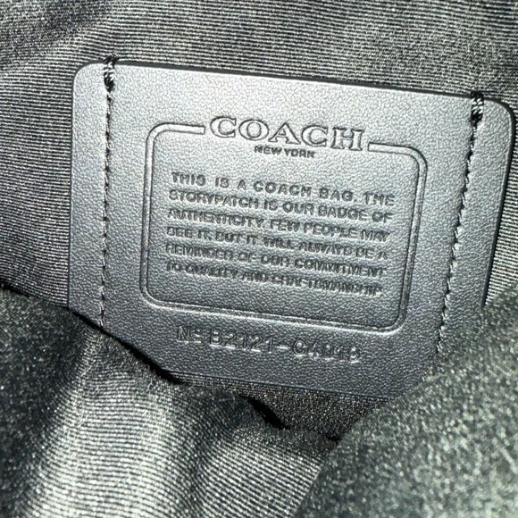 Coach Track Backpack Colorblock Leather QB/Chalk Light Gravel RARE (EUC) (C4019) - Picture 16 of 16